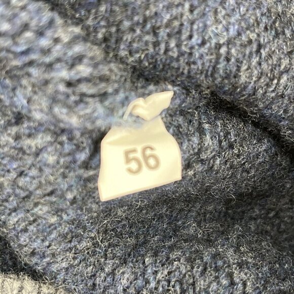Avalon Vail Beaver Creek Size 56 EU Virgin Wool 46 US Men's Cardigan Sweater - Picture 9 of 10